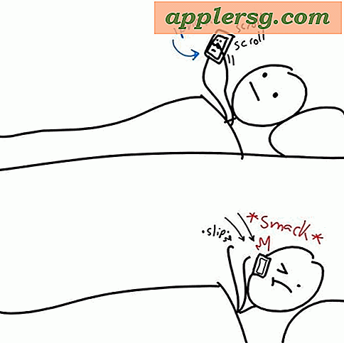 iPhone faalt in bed