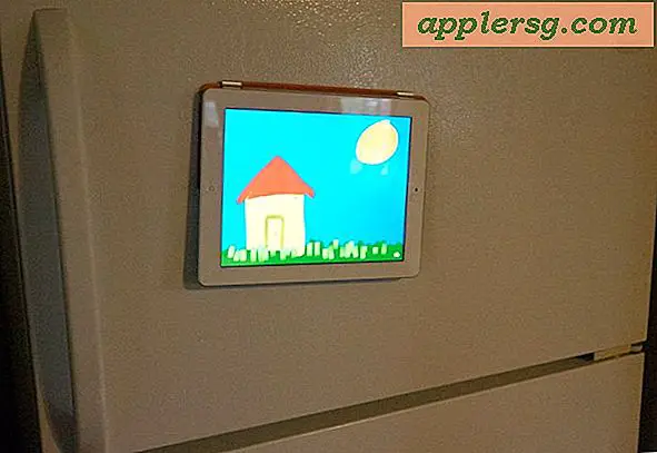 फ्रिज आर्ट के रूप में आईपैड 2: स्मार्ट कवर मैग्नेट फ्रिज पर चिपकाएं