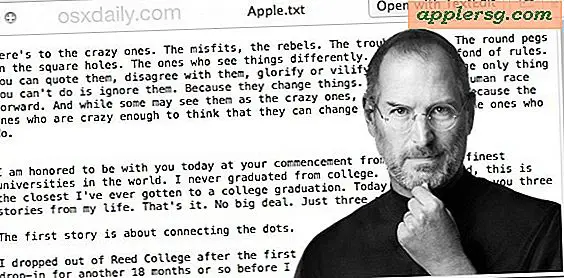 Eine berühmte Steve Jobs Rede ist auf Ihrem Mac versteckt
