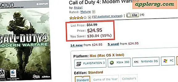 Call of Duty 4 pour Mac est 55% de réduction sur Amazon