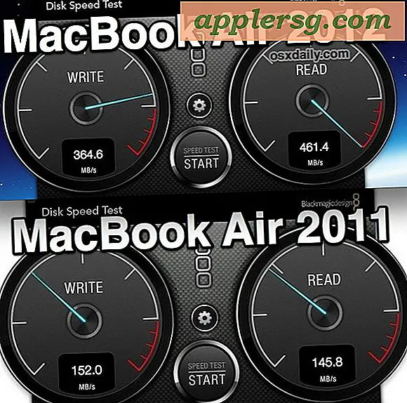 Performances SSD MacBook Air 2012 jusqu'à 217% plus rapide que MacBook Air 2011