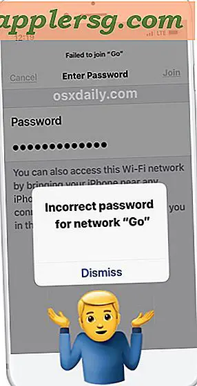 iPhone oder iPad sagt "Falsches Passwort" schlägt fehl Wi-Fi beitreten?  Hier ist das Problem
