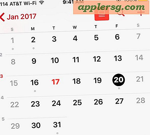 Sådan deles kalendere fra iPhone, iPad