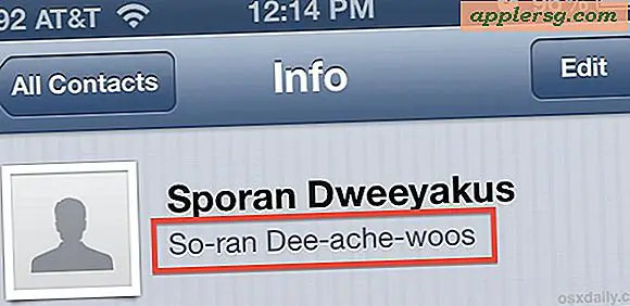 Phonetische Rechtschreibung zu Kontaktnamen hinzufügen, um Siris Aussprache zu verbessern