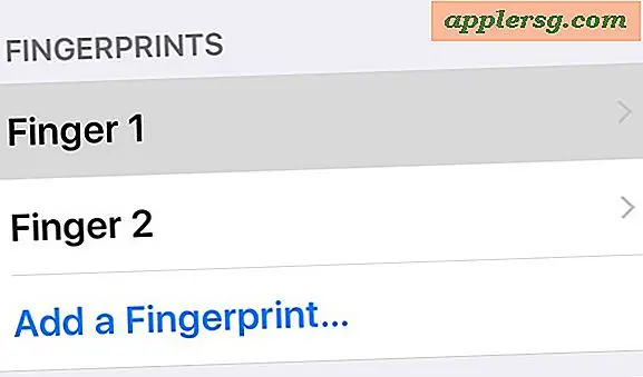 Sådan identificeres Touch ID Fingerprints på iPhone og iPad med et let trick