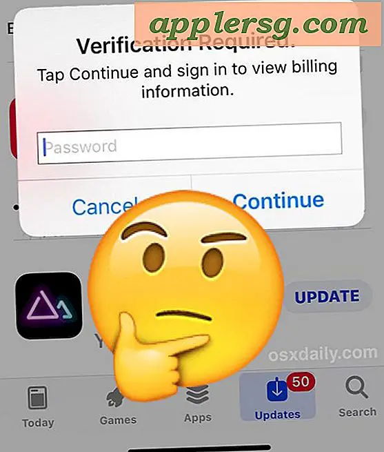 Wie man "Verification Required" für Apps Downloads auf iPhone und iPad korrigiert