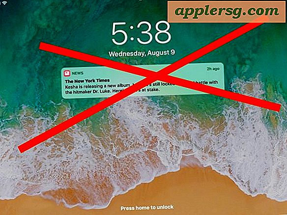 Hoe u nieuwswaarschuwingen op iPad en iPhone kunt stoppen op het vergrendelscherm
