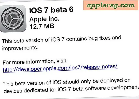 iOS 7 Beta 6-download beschikbaar voor ontwikkelaars