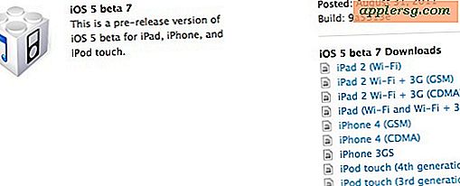 iOS 5 bèta 7 uitgebracht voor ontwikkelaars