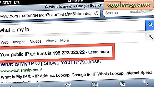 Dapatkan IP Seluler Publik dari iPhone (atau Android) Cepat