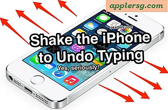So machen Sie das Tippen und Wiederherstellen auf dem iPhone mit einem Shake rückgängig