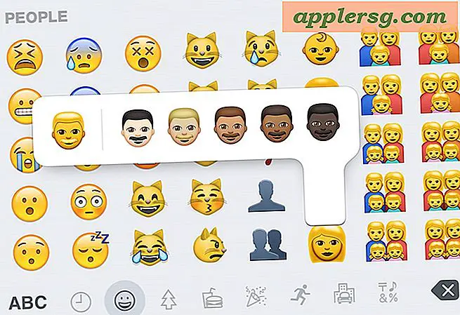 Perdez les Emoji des personnes de bande dessinée jaune!  Comment accéder à diverses icônes Emoji dans iOS