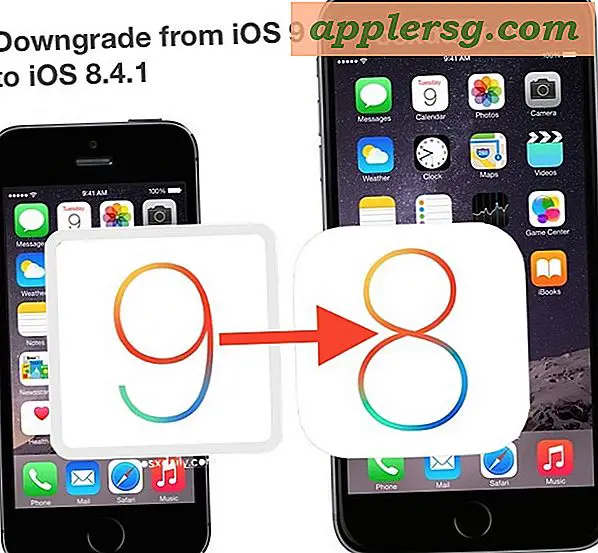 Sådan nedgraderes fra iOS 9 Tilbage til iOS 8.4.1