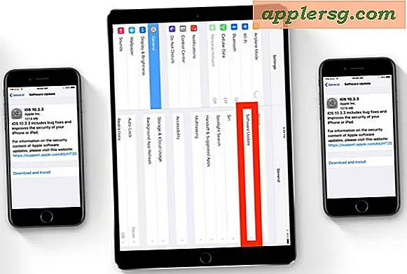 iOS 10.3.3 Oppdatert utgitt for iPhone, iPad [IPSW Last ned koblinger]