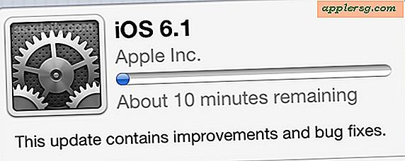 Mise à jour d'iOS 6.1 publiée [Liens de téléchargement direct]