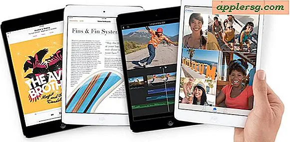 iPad Mini med Retina Display Release Set til slutningen af ​​november