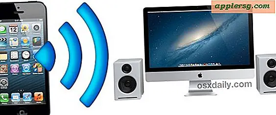 Stream musik fra iPhone og iPod til en computer eller Apple TV med AirPlay