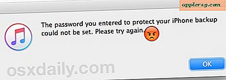 Correzione "Non è stato possibile impostare la password inserita per proteggere il backup dell'iPhone.  Si prega di riprovare "Messaggio di errore