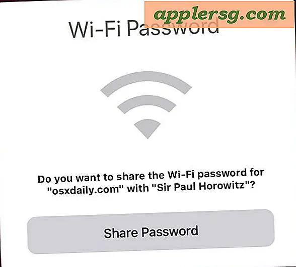 Hoe Wi-Fi-wachtwoorden delen vanaf iPhone of iPad