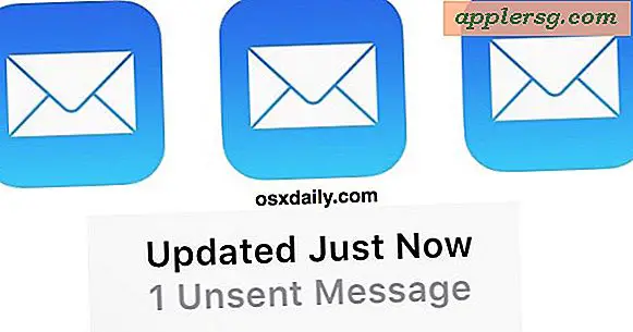 E-mail vastgelopen in Outbox op iPhone of iPad?  Hoe kan ik niet-verzonden berichten in iOS repareren?