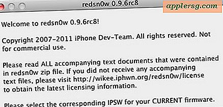 Redsn0w 0.9.6rc8 Télécharger Disponible