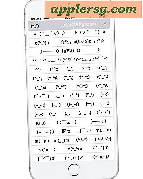 Så här aktiverar du ett Hidden Emoticon-tangentbord på iPhone