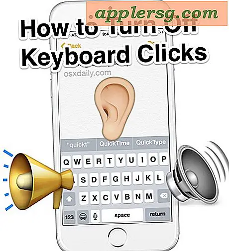 Comment désactiver le clavier Cliquez sur sons sur iPhone et iPad
