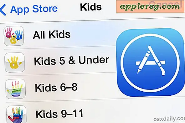 Zoek Kids-apps in de iOS-app Bewaar de gemakkelijke manier met leeftijdssortering