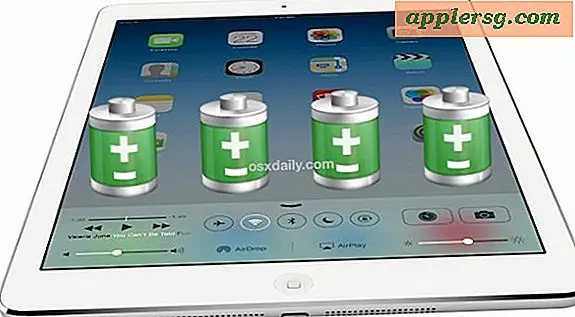 6 Easy Tips til at hjælpe med at forlænge batterilevetiden for iPad Air & Retina iPad Mini