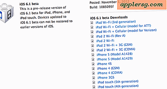 iOS 6.1 bèta 1 uitgebracht voor ontwikkelaars