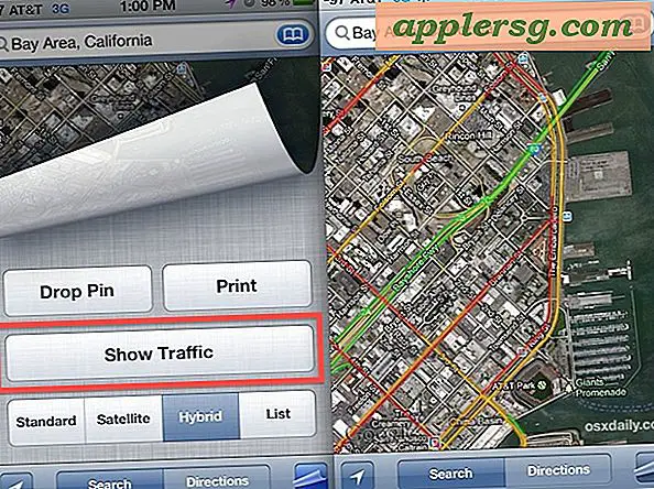 Afficher le trafic en direct dans Google Maps sur iPhone et iPad