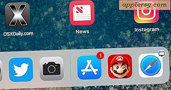 Sådan skjuler du nylige og foreslåede apps fra iPad Dock i iOS 11