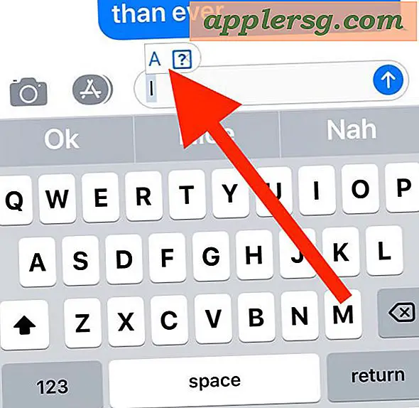 Hoe Autocorrectie "i" stoppen op "A [?]" Op iPhone en iPad