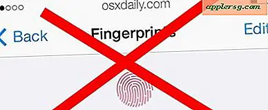 Sådan fjerner du en fingerprint fra Touch ID på iPhone og iPad