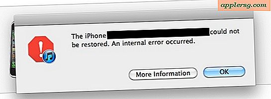 "Intern fejl" eller "Ukendt fejl" opstod under iOS-installationen?  Nem Fix!