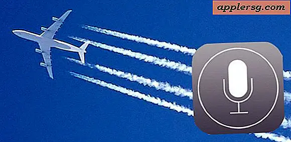 Bekijk welke AirPlanes bovengronds vliegen met Siri en iPhone