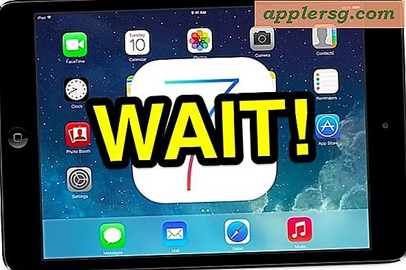 U zou willen wachten voordat u een aantal apparaten naar iOS 7 update