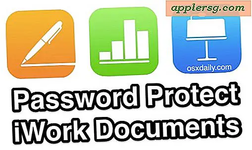 Sådan Password Protect Beskytt Pages, Keynote, & Numbers Dokumenter på iPad & iPhone