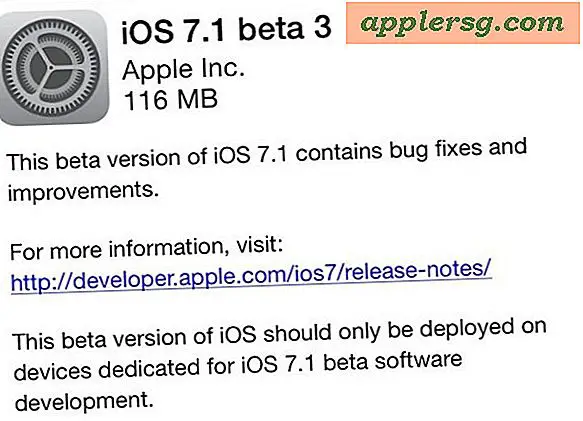 iOS 7.1 Beta 3 est disponible pour les développeurs