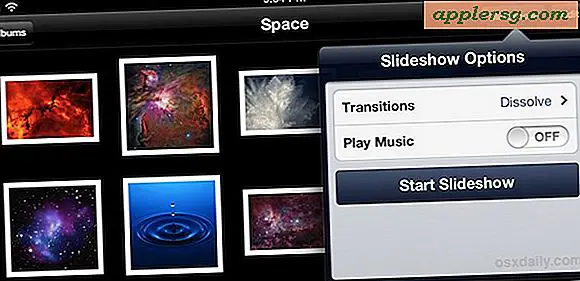 Cambia la velocità di Slideshow foto su iPad