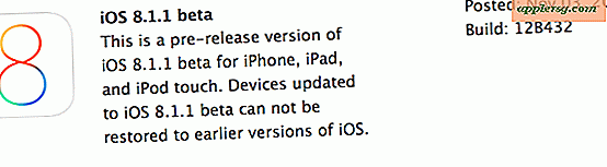 iOS 8.1.1 Beta 1 Udgivet til udviklere