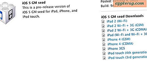 iOS 5 GM Téléchargement disponible pour les développeurs