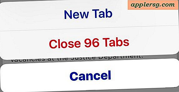 Hoe alle tabbladen in Safari voor iOS te sluiten