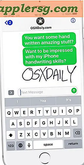 Hoe berichten met de hand te schrijven met iPhone en iOS 10