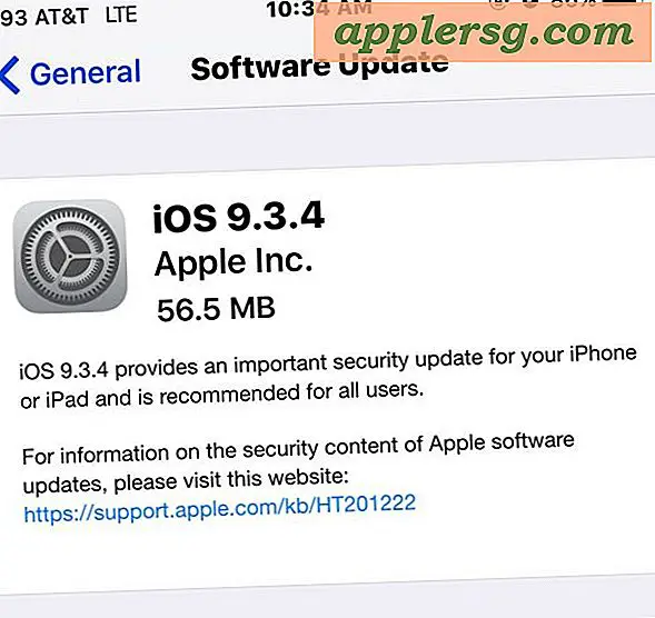 IOS 9.3.4 Släppt som viktig säkerhetsuppdatering [IPSW Download Links]