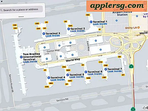 Sådan ser du inden for lufthavne med Apple Maps på iPhone og iPad for at planlægge frem, når du rejser