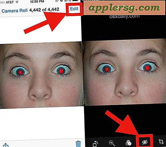 how remove red eye from photos iphone ipad 2