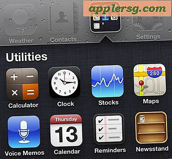 Flyt Kiosk App til en mappe på iOS 5