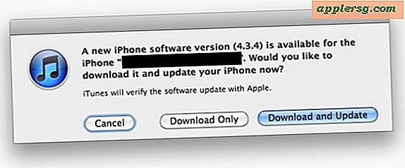 Mise à jour iOS 4.3.4 publiée (liens de téléchargement direct)