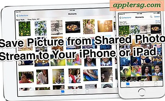 Sådan gemmes billeder fra delte fotostrømme til iPhone og iPad
